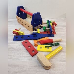 Melissa & Doug Wooden Tool Toy Set